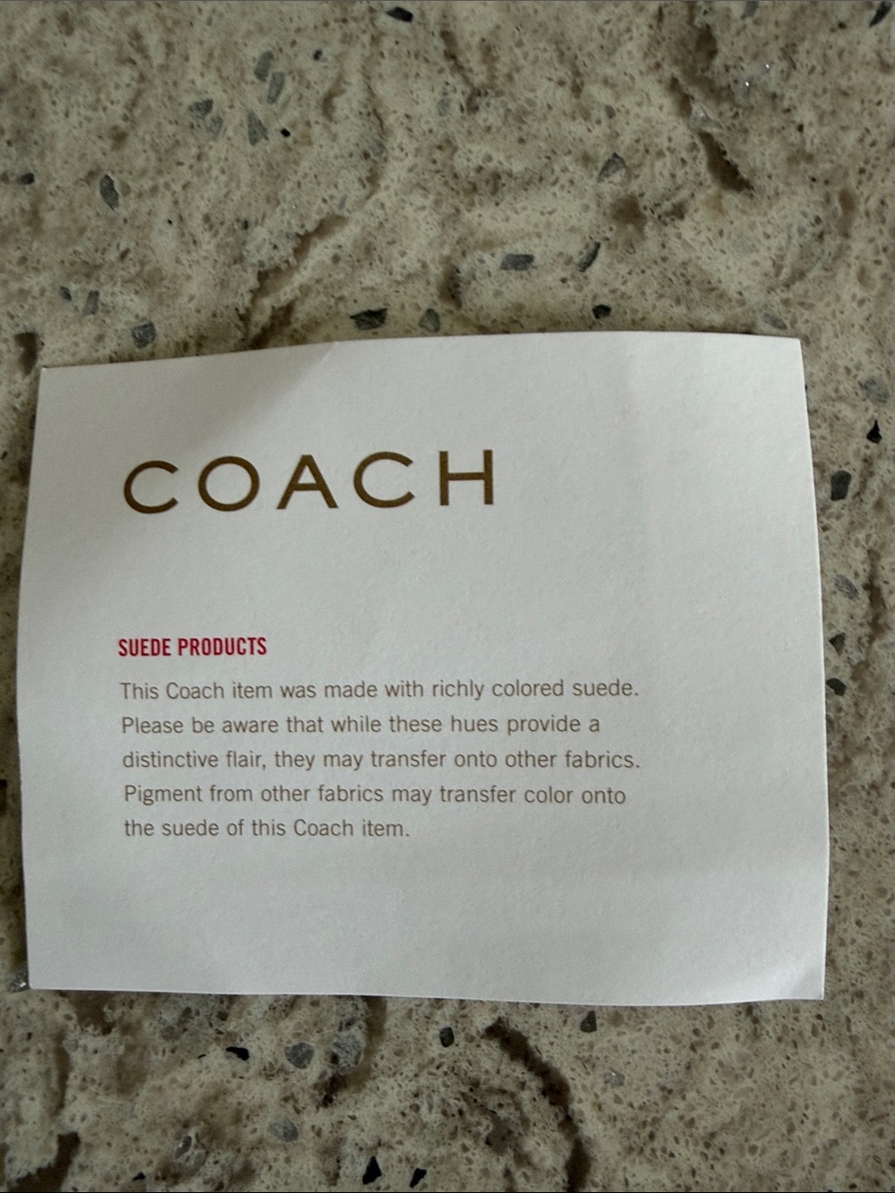 COACH Suede & Nubuc Care Kit for Coach Leather Items - Picture 5 of 6